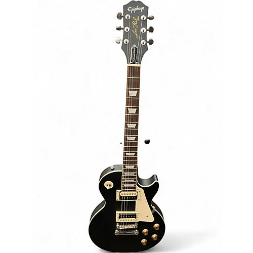 Used Epiphone Les Paul Traditional Pro IV Black Solid Body Electric Guitar Black