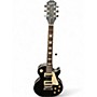 Used Epiphone Les Paul Traditional Pro IV Black Solid Body Electric Guitar Black