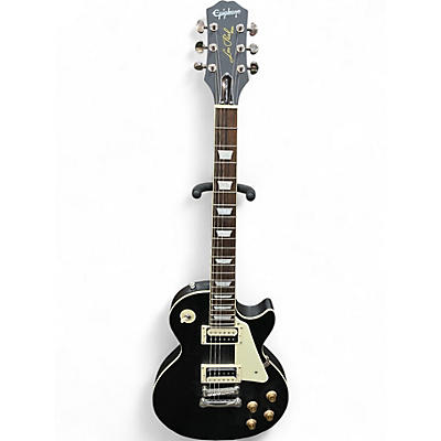 Used Epiphone Les Paul Traditional Pro IV Black Solid Body Electric Guitar