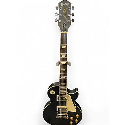 Used Epiphone Les Paul Traditional Pro IV Black Solid Body Electric Guitar