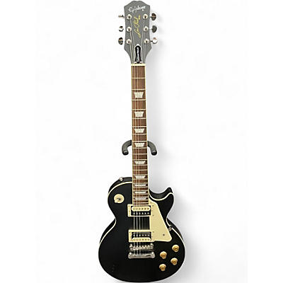 Used Epiphone Les Paul Traditional Pro IV Black Solid Body Electric Guitar