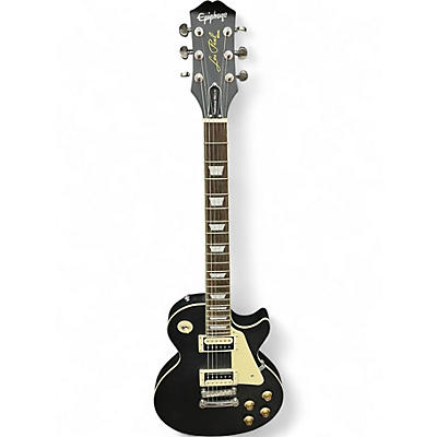 Used Epiphone Les Paul Traditional Pro IV Black Solid Body Electric Guitar