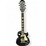Used Epiphone Les Paul Traditional Pro IV Black Solid Body Electric Guitar Black