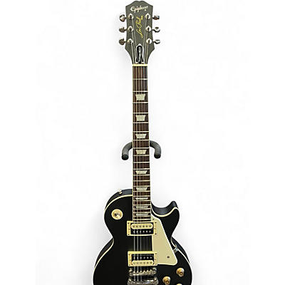 Used Epiphone Les Paul Traditional Pro IV Black Solid Body Electric Guitar