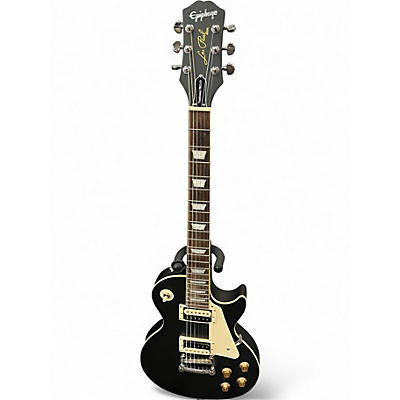 Used Epiphone Les Paul Traditional Pro IV Black Solid Body Electric Guitar