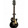 Used Epiphone Les Paul Traditional Pro IV Black Solid Body Electric Guitar Black