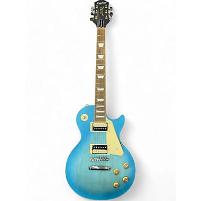 Epiphone Used Epiphone Les Paul Traditional Pro IV Blue Solid Body Electric Guitar