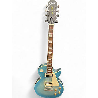 Used Epiphone Les Paul Traditional Pro IV Blue Solid Body Electric Guitar