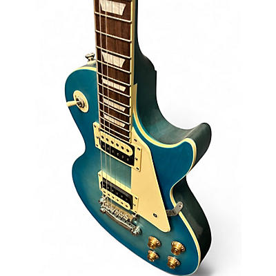 Used Epiphone Les Paul Traditional Pro IV Blue Solid Body Electric Guitar