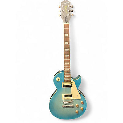Used Epiphone Les Paul Traditional Pro IV Blue Solid Body Electric Guitar