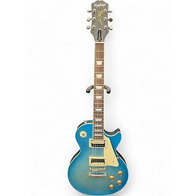 Used Epiphone Les Paul Traditional Pro IV Blue Solid Body Electric Guitar