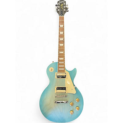 Used Epiphone Les Paul Traditional Pro IV Blue Solid Body Electric Guitar