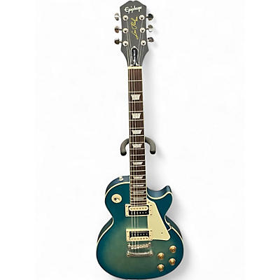 Used Epiphone Les Paul Traditional Pro IV Blue Solid Body Electric Guitar