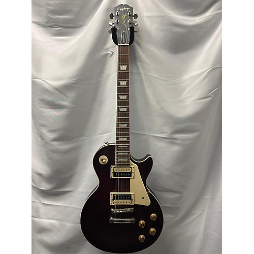 Epiphone Used Epiphone Les Paul Traditional Pro IV Burgundy Solid Body Electric Guitar Burgundy