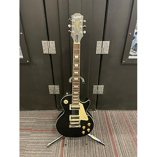 Epiphone Used Epiphone Les Paul Traditional Pro IV Ebony Solid Body Electric Guitar Ebony