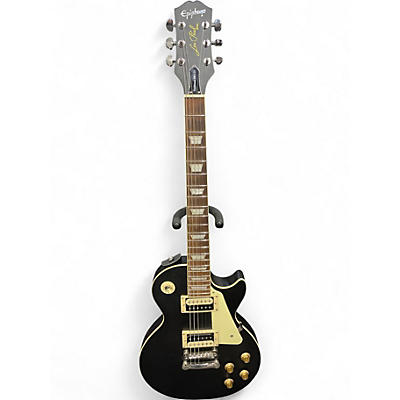 Used Epiphone Les Paul Traditional Pro IV Ebony Solid Body Electric Guitar