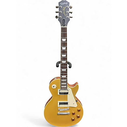 Used Epiphone Les Paul Traditional Pro IV Gold Solid Body Electric Guitar Gold