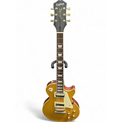 Used Epiphone Les Paul Traditional Pro IV Gold Solid Body Electric Guitar