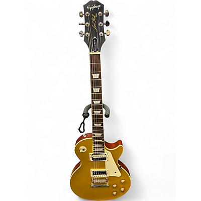 Used Epiphone Les Paul Traditional Pro IV Gold Solid Body Electric Guitar