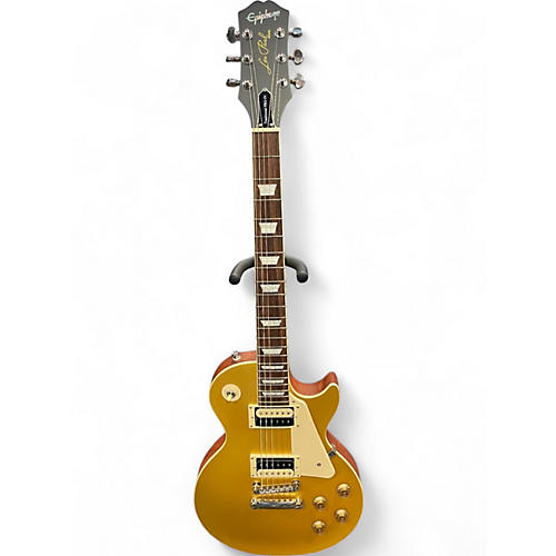 Used Epiphone Les Paul Traditional Pro IV Gold Top Solid Body Electric Guitar Gold Top