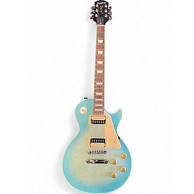 Used Epiphone Les Paul Traditional Pro IV Ocean Blue Burst Solid Body Electric Guitar
