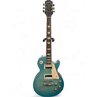 Used Epiphone Les Paul Traditional Pro IV Ocean Blue Solid Body Electric Guitar