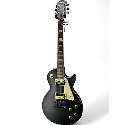 Used Epiphone Les Paul Traditional Pro IV Satin Black Solid Body Electric Guitar