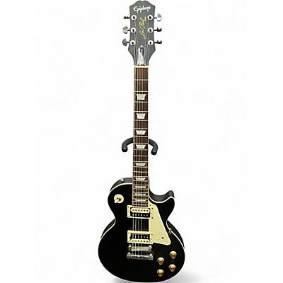 Used Epiphone Les Paul Traditional Pro IV Satin Black Solid Body Electric Guitar
