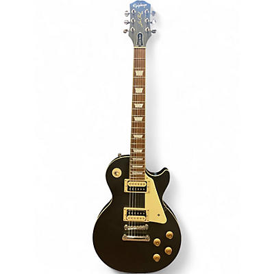Used Epiphone Les Paul Traditional Pro IV Trans Black Solid Body Electric Guitar