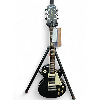 Used Epiphone Les Paul Traditional Pro IV WORN BLACK Solid Body Electric Guitar