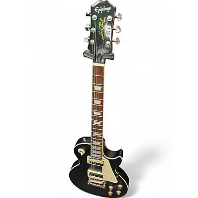 Used Epiphone Les Paul Traditional Pro IV WORN EBONY Solid Body Electric Guitar