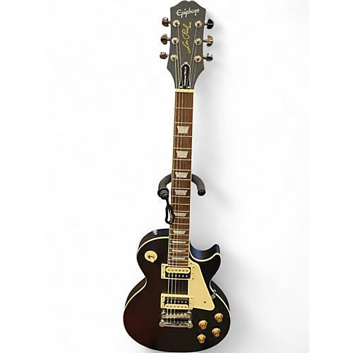 Used Epiphone Les Paul Traditional Pro IV WORN EBONY Solid Body Electric Guitar WORN EBONY