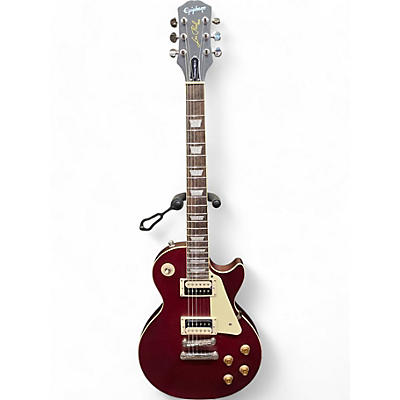 Epiphone Used Epiphone Les Paul Traditional Pro IV Wine Red Solid Body Electric Guitar