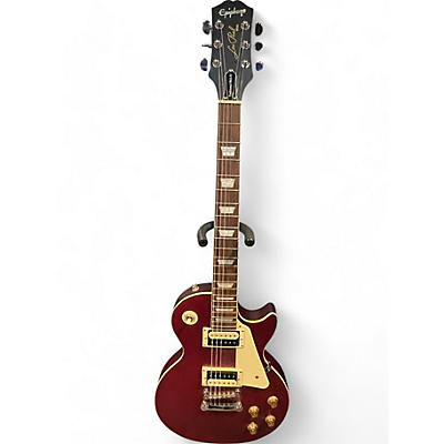 Used Epiphone Les Paul Traditional Pro IV Wine Red Solid Body Electric Guitar