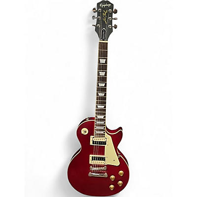 Used Epiphone Les Paul Traditional Pro IV Wine Red Solid Body Electric Guitar