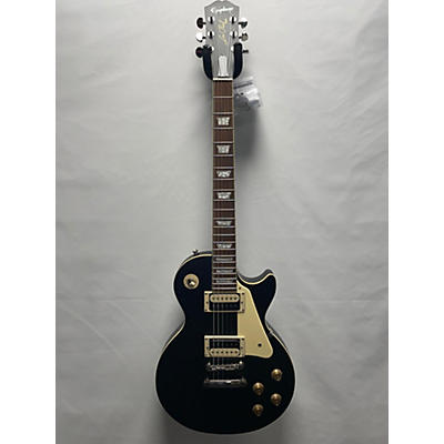 Epiphone Used Epiphone Les Paul Traditional Pro IV Worn Ebony Solid Body Electric Guitar