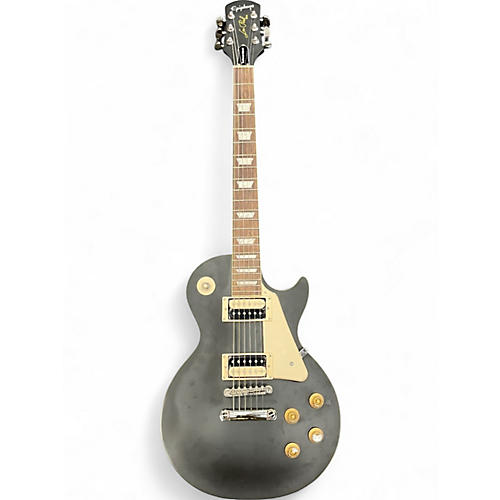 Used Epiphone Les Paul Traditional Pro IV Worn Ebony Solid Body Electric Guitar Worn Ebony