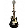 Used Epiphone Les Paul Traditional Pro IV Worn Ebony Solid Body Electric Guitar Worn Ebony