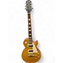 Used Epiphone Les Paul Traditional Pro IV Worn Metallic Gold Solid Body Electric Guitar Worn Metallic Gold