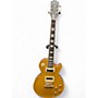 Used Epiphone Les Paul Traditional Pro IV Worn Metallic Gold Solid Body Electric Guitar Worn Metallic Gold