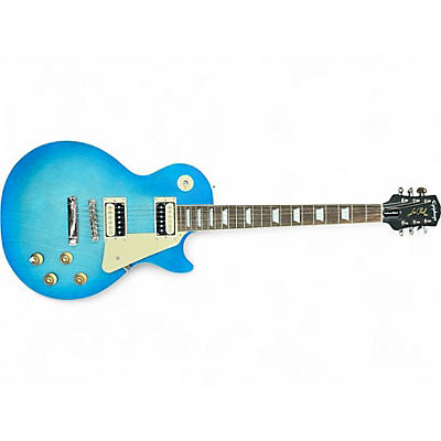 Used Epiphone Les Paul Traditional Pro IV Worn Pacific Blue Solid Body Electric Guitar