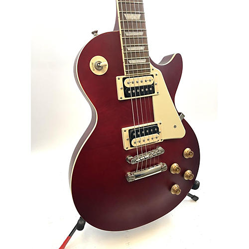 Epiphone Used Epiphone Les Paul Traditional Pro IV Worn Wine Red Solid Body Electric Guitar worn wine red