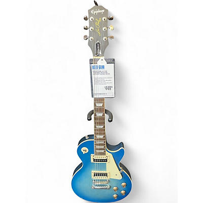 Used Epiphone Les Paul Traditional Pro IV blue Solid Body Electric Guitar