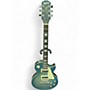 Used Epiphone Les Paul Traditional Pro IV blue Solid Body Electric Guitar blue