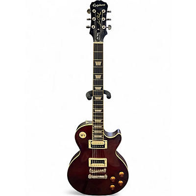 Used Epiphone Les Paul Traditional Pro Trans Red Solid Body Electric Guitar