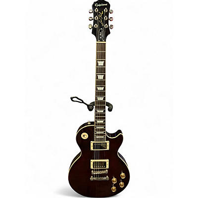 Used Epiphone Les Paul Tribute 1960S Plus Black Cherry Solid Body Electric Guitar