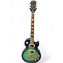 Used Epiphone Les Paul Tribute Plus Aquamarine Burst Solid Body Electric Guitar Aquamarine Burst