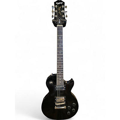 Used Epiphone Les Paul Tribute Plus Black Solid Body Electric Guitar