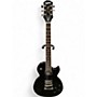 Used Epiphone Les Paul Tribute Plus Black Solid Body Electric Guitar Black