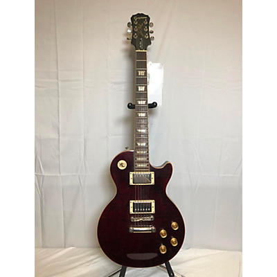 Epiphone Used Epiphone Les Paul Tribute Plus Maroon Solid Body Electric Guitar